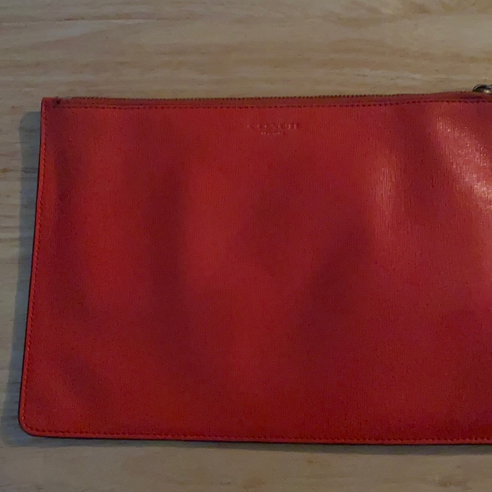 Coach clutch wristlet